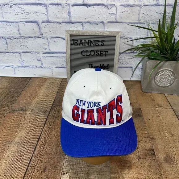 Vintage 90s New York Giants Apex One Classic Collection Hat Cap NFL.